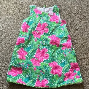 Tommy Bahama Pink and Green Sleeveless Sundress